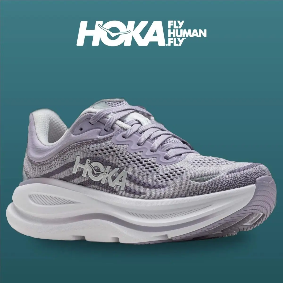 Hoka shoes - Bondi 9 - Bondi - 1162012-MLLW - Mellow Lilac/Purple Fog 3