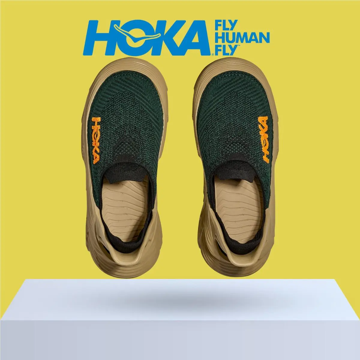 Hoka shoes - Hoka One One Restore TC - Bay Leaf/Khaki 2