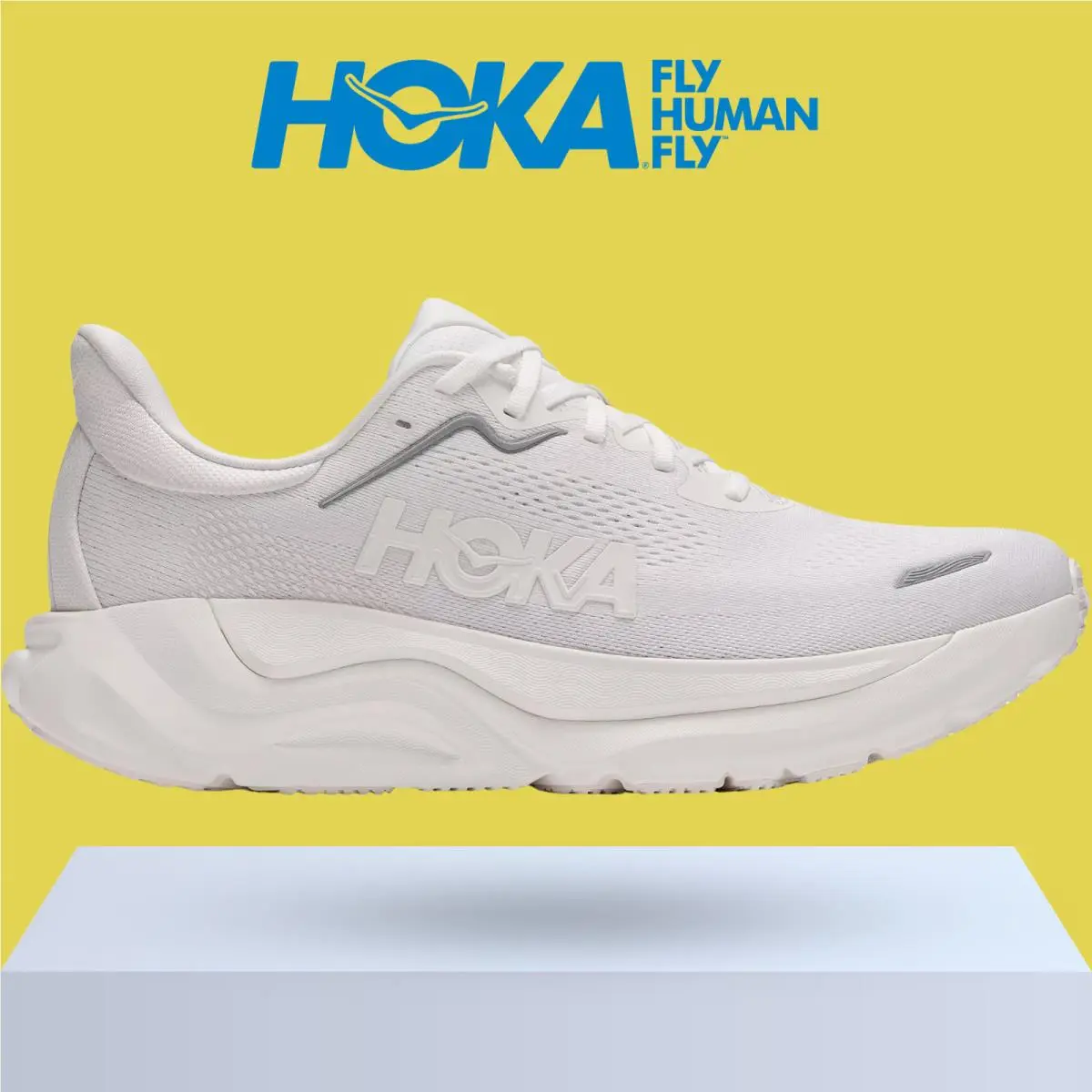 Hoka shoes - Hoka One One Arahi 9 - Alabaster/Oat Milk 14
