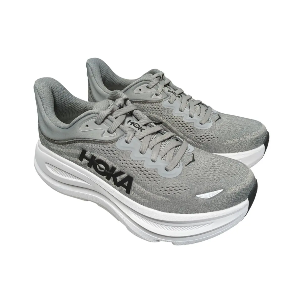 Hoka One One Men`s Bondi 9 Comfort Lace Up Running Athletic Sneaker