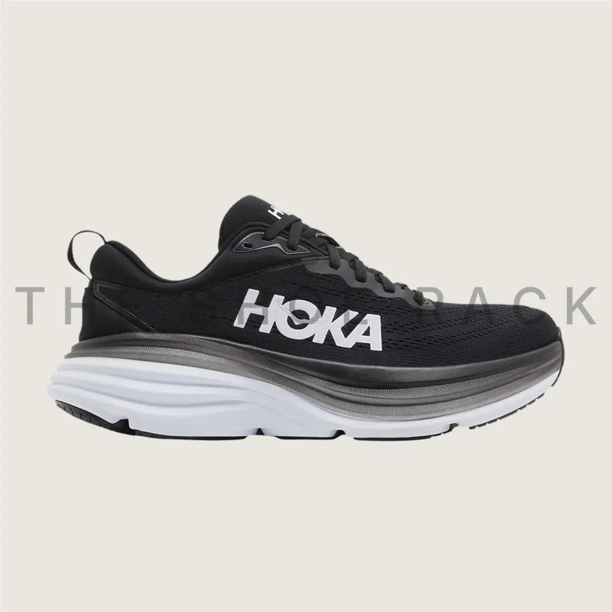 Hoka shoes - Hoka One One Bondi 8 - 1127952-BWHT - Black 8