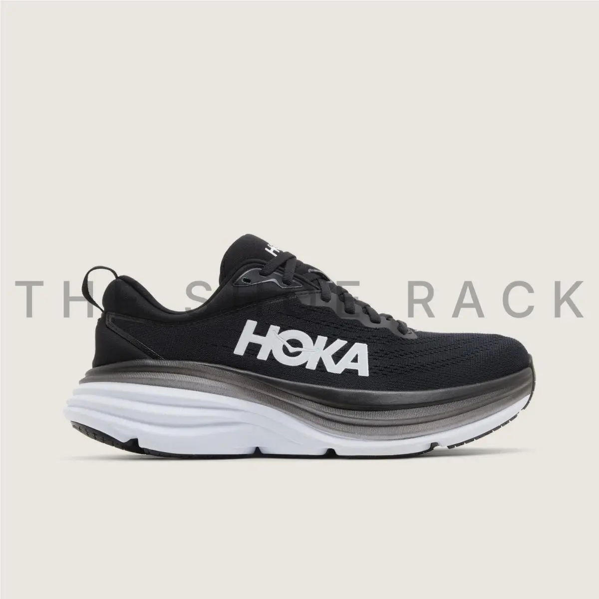 Hoka shoes - Hoka One One Bondi 8 - 1127952-BWHT - Black 9