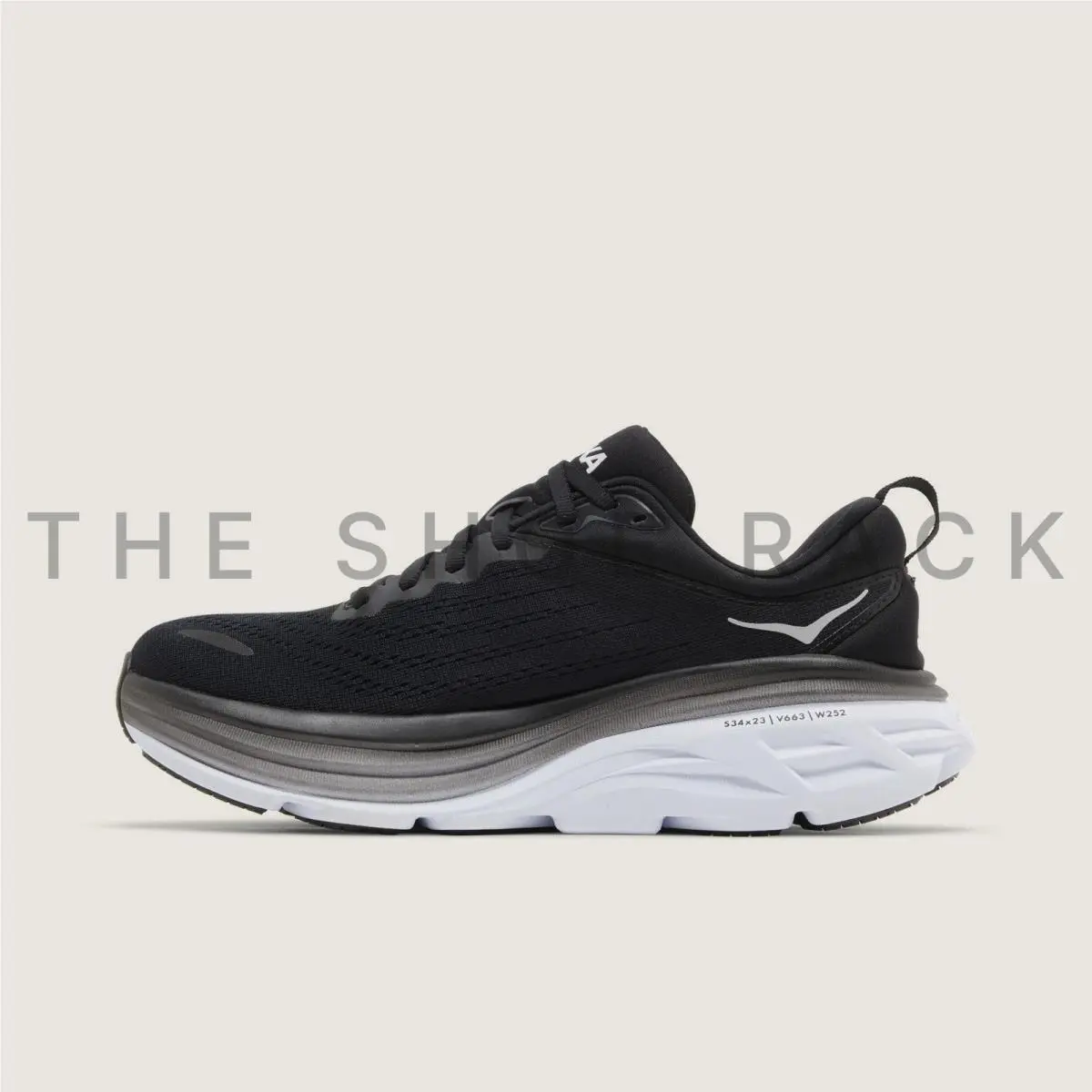 Hoka shoes - Hoka One One Bondi 8 - 1127952-BWHT - Black 11