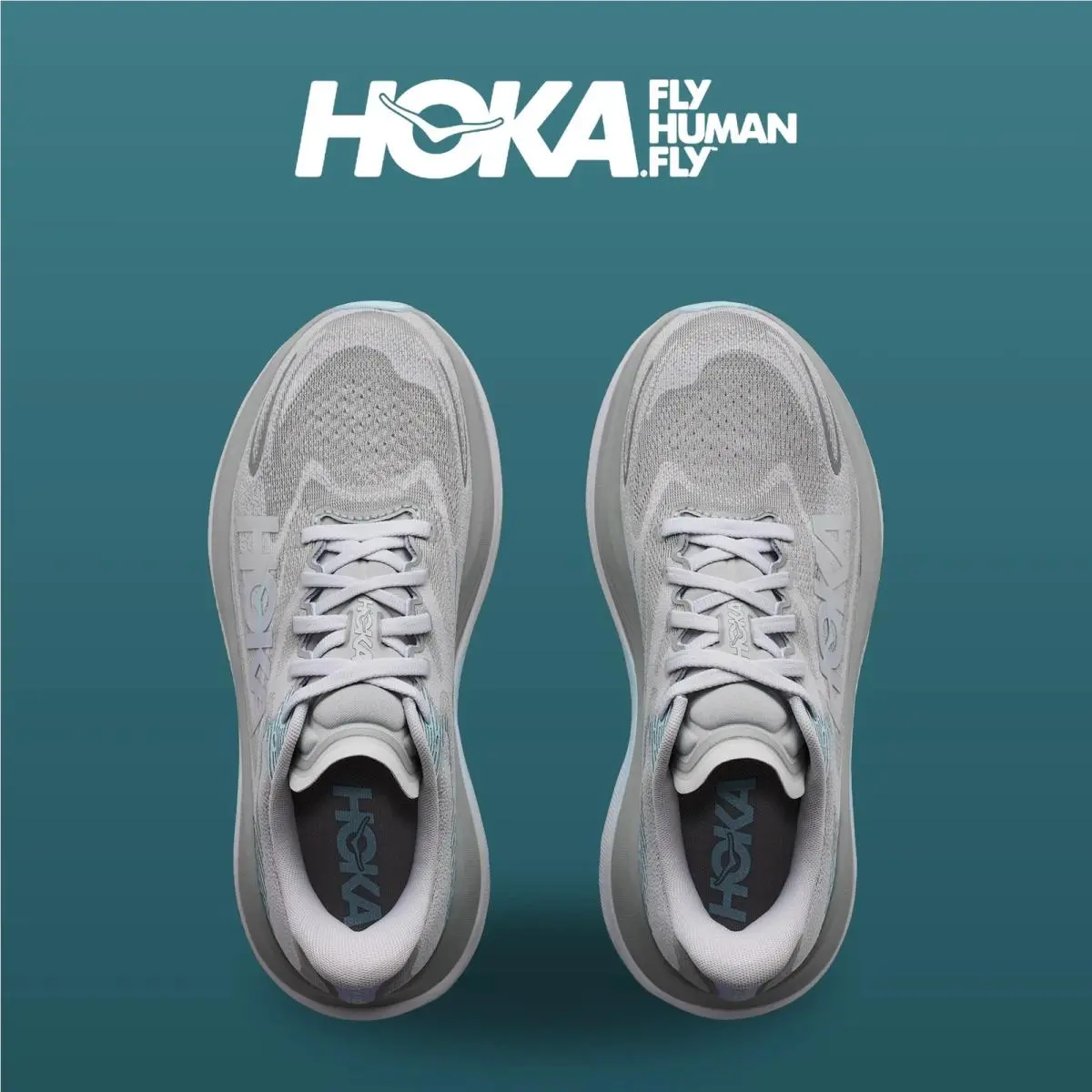 Hoka shoes - Skyward X 2 - Skyward - 1171926-SLMM - Stardust/Glimmering Blue 9