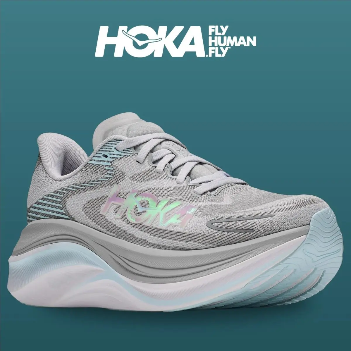 Hoka shoes - Skyward X 2 - Skyward - 1171926-SLMM - Stardust/Glimmering Blue 13