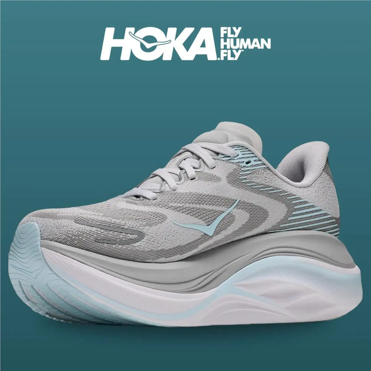 Hoka shoes - Skyward X 2 - Skyward - 1171926-SLMM - Stardust/Glimmering Blue 15