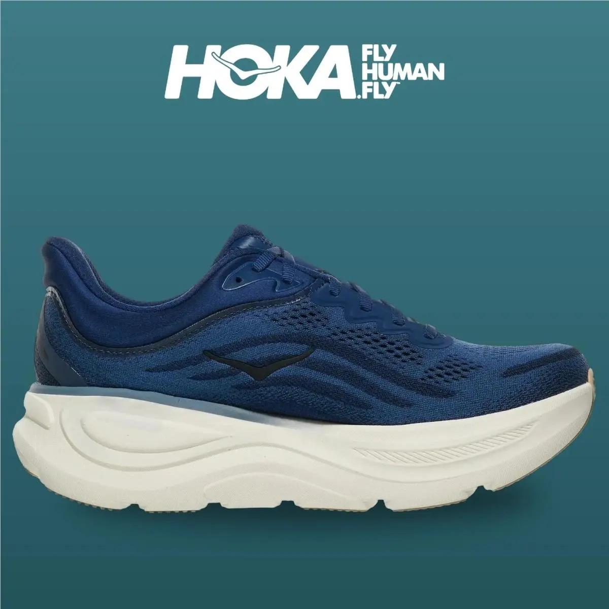 Hoka shoes - Bondi 9 - Bondi - 1162011-MVR - Midnight Blue/Varsity Navy 8
