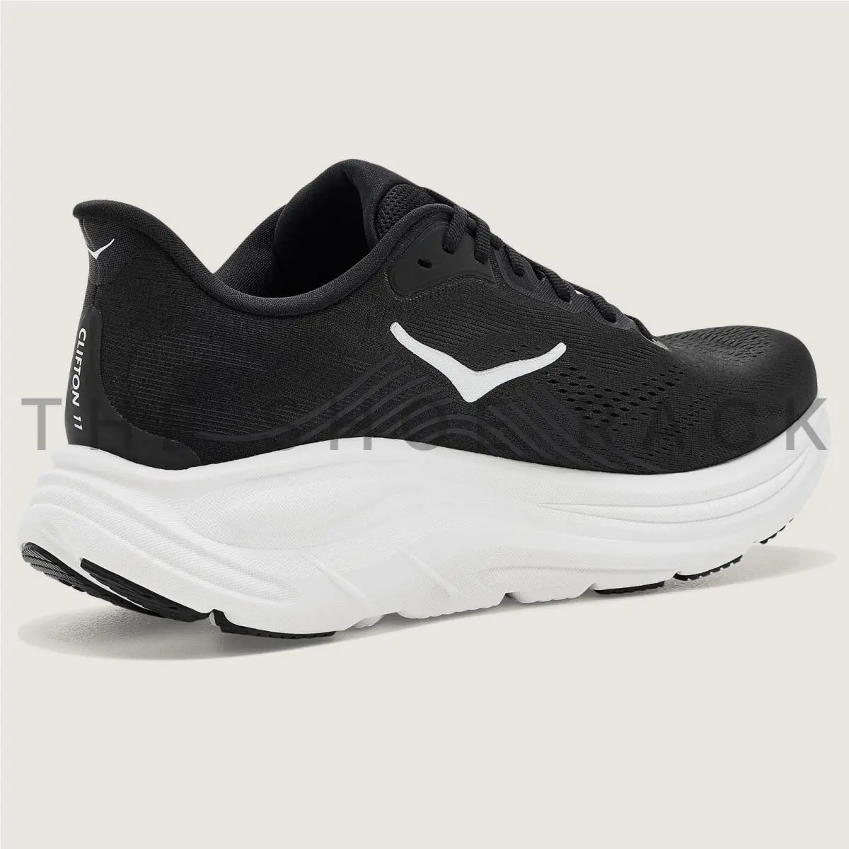 Hoka shoes - Hoka One One Clifton 11 - 1176572-BWHT - Black 8