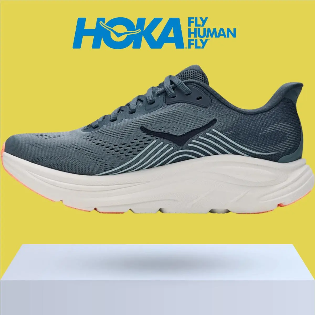 Hoka shoes - Hoka One One Clifton 11 - Faded Navy/Glimmering Blue 0