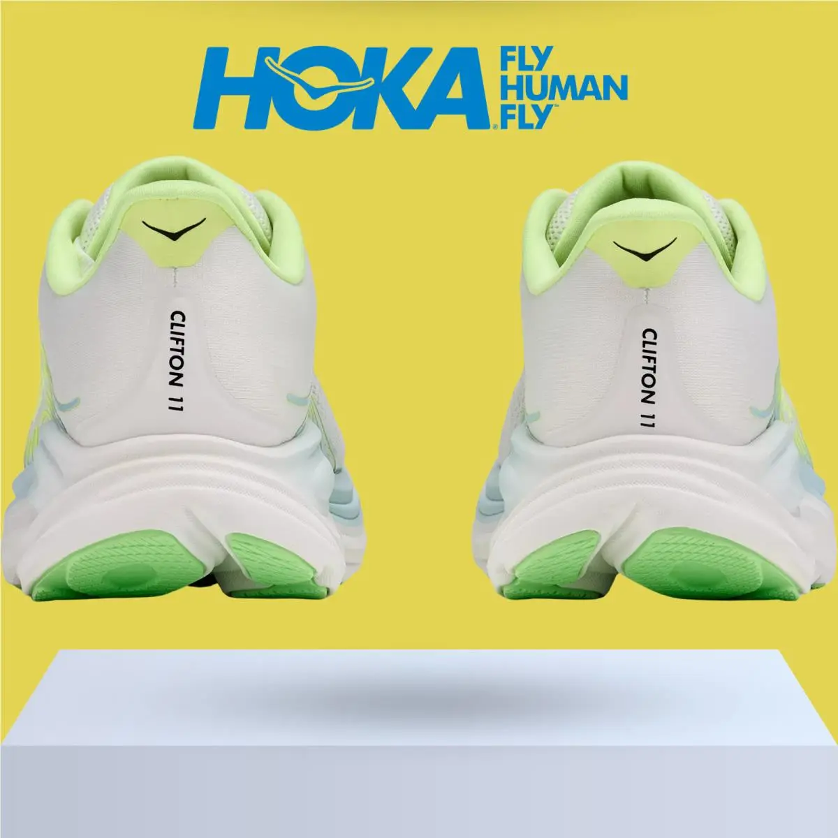 Hoka shoes - Hoka One One Clifton 11 - Faded Navy/Glimmering Blue 30