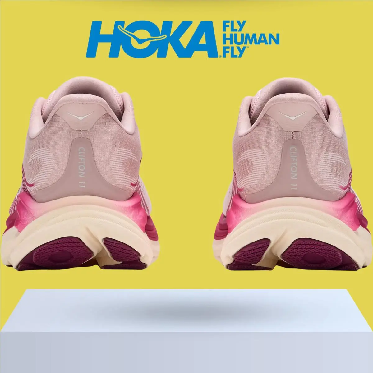 Hoka shoes - Hoka One One Clifton 11 - Faded Navy/Glimmering Blue 11