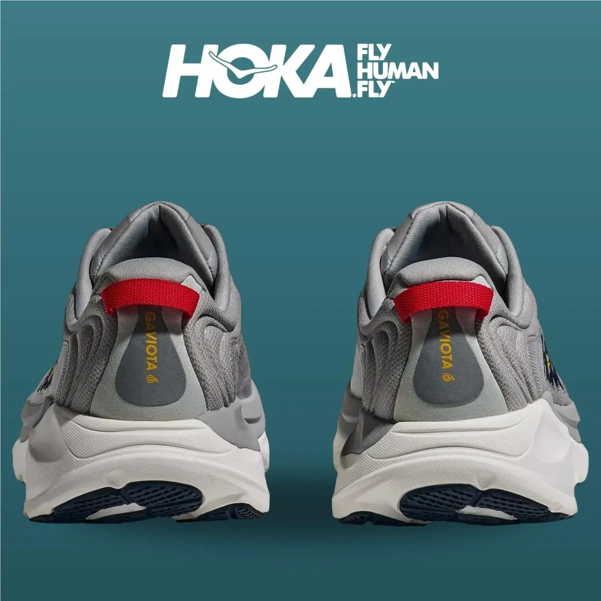 Hoka shoes - HOKA Gaviota 6 Wide - Gaviota Wide - 1171932-STLLR - Stellar Grey/Stardust 5