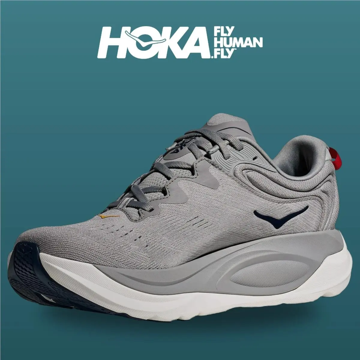 Hoka shoes - HOKA Gaviota 6 Wide - Gaviota Wide - 1171932-STLLR - Stellar Grey/Stardust 12