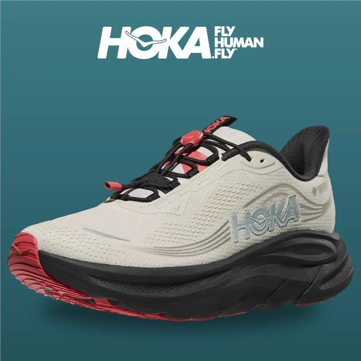 Hoka shoes - Clifton 11 Gtx - Clifton Gtx - 1176574-RKGR - River Rock Grey/Carbon 0