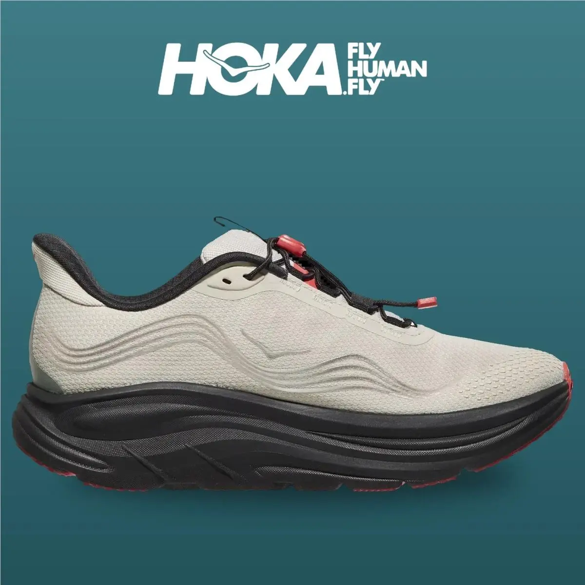 Hoka shoes - Clifton 11 Gtx - Clifton Gtx - 1176574-RKGR - River Rock Grey/Carbon 8