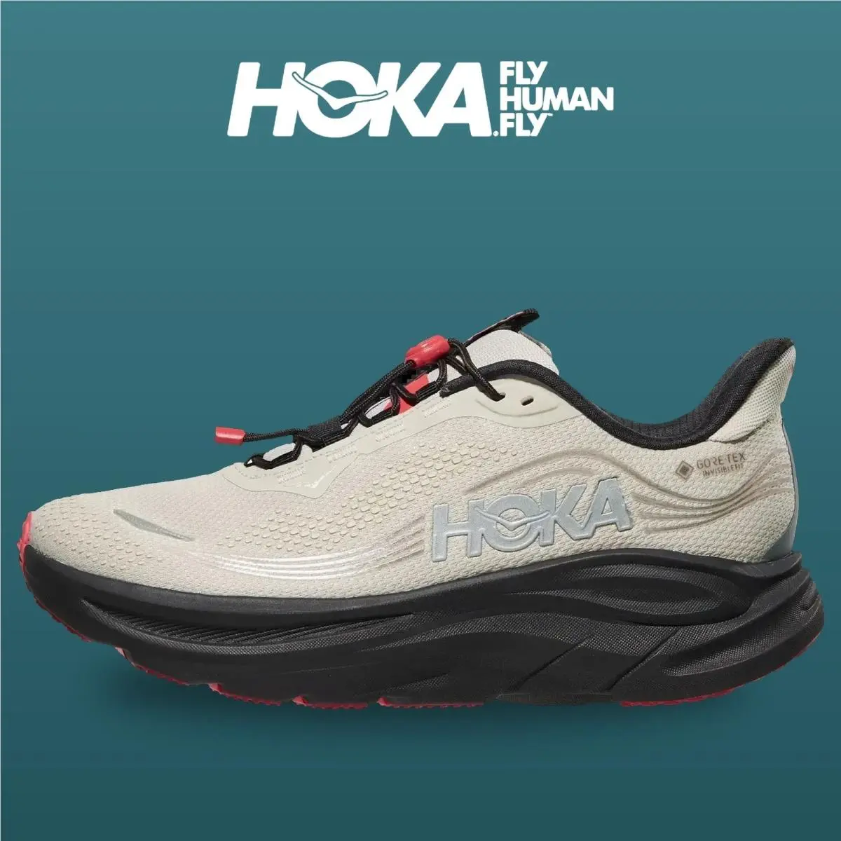 Hoka shoes - Clifton 11 Gtx - Clifton Gtx - 1176574-RKGR - River Rock Grey/Carbon 6