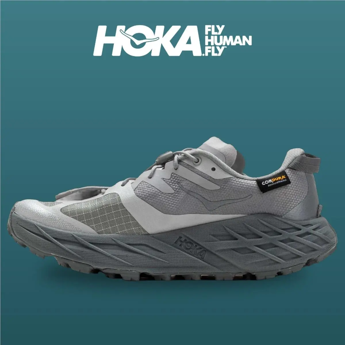 Hoka shoes - Speedgoat 7 Gtx - Speedgoat Gtx - 1176677-SRYG - Stellar Grey/Glactic 2