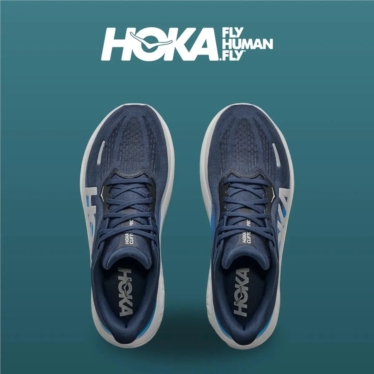Hoka shoes - Clifton Pro - Clifton Pro - 1176510-VFT - Varsity Navy/Soft Cobalt 0