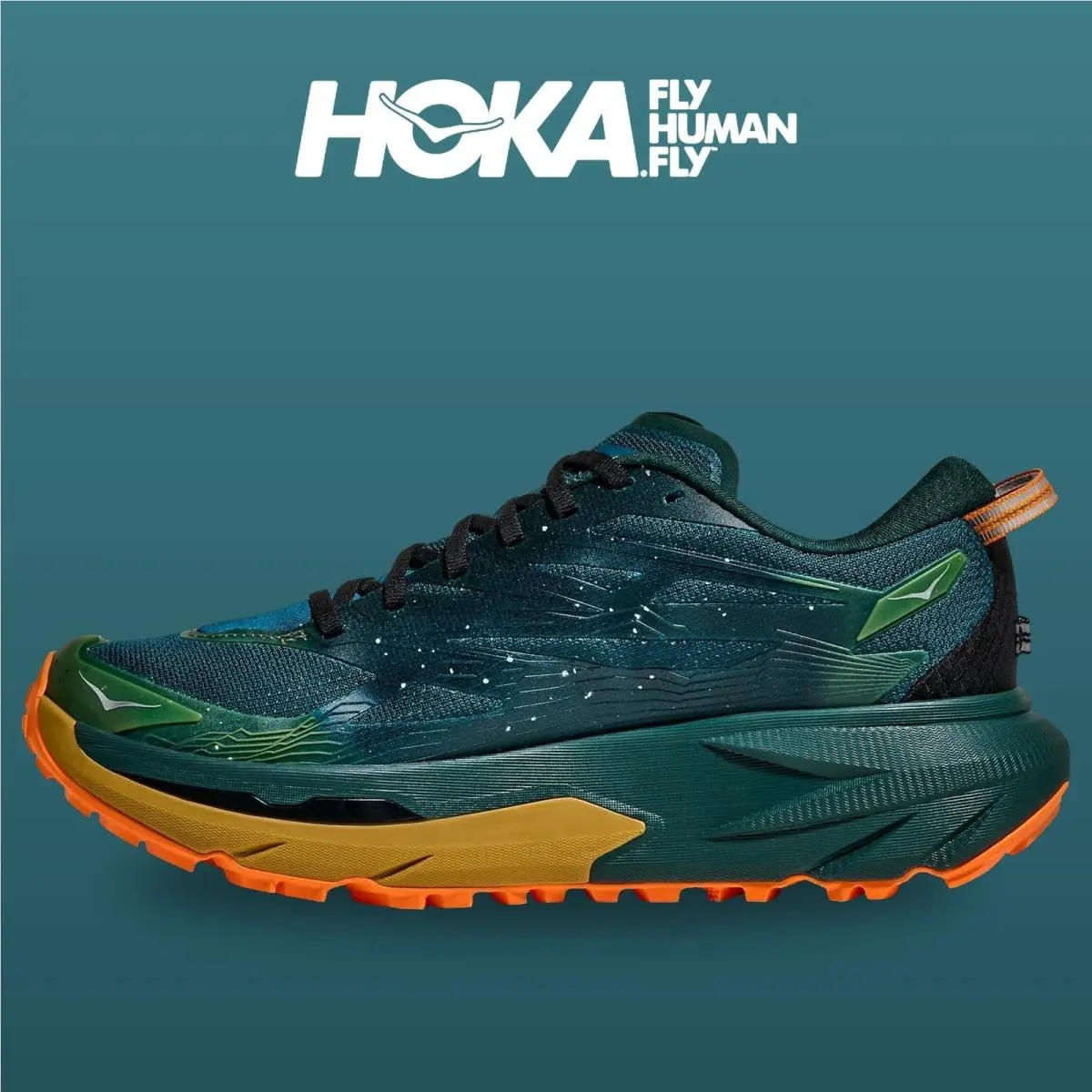Hoka shoes - Mafate 5 - Mafate - 1168722-TVM - Tidal Wave/Mustard Seed 11