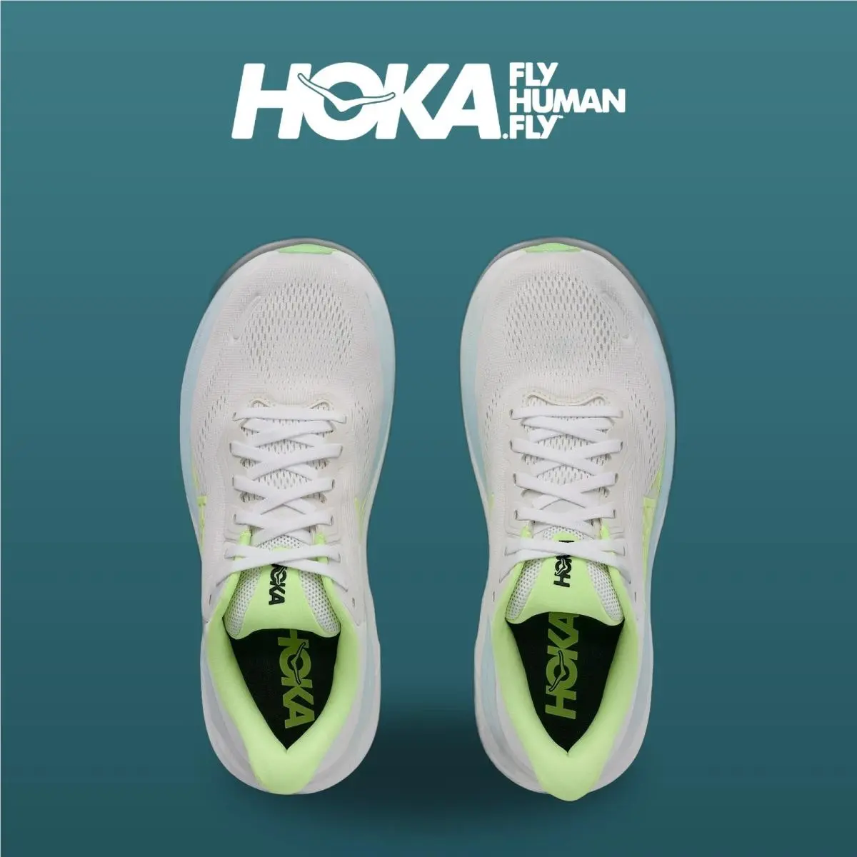 Hoka shoes - Clifton 11 - Clifton - 1176573-FYZ - Frost/Neon Yuzu 0