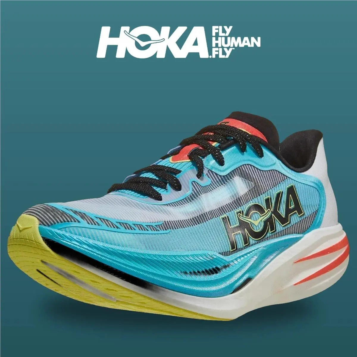 Hoka shoes - Cielo X1 2 0 - Cielo - 1162053-FLCK - Frost/Black 0