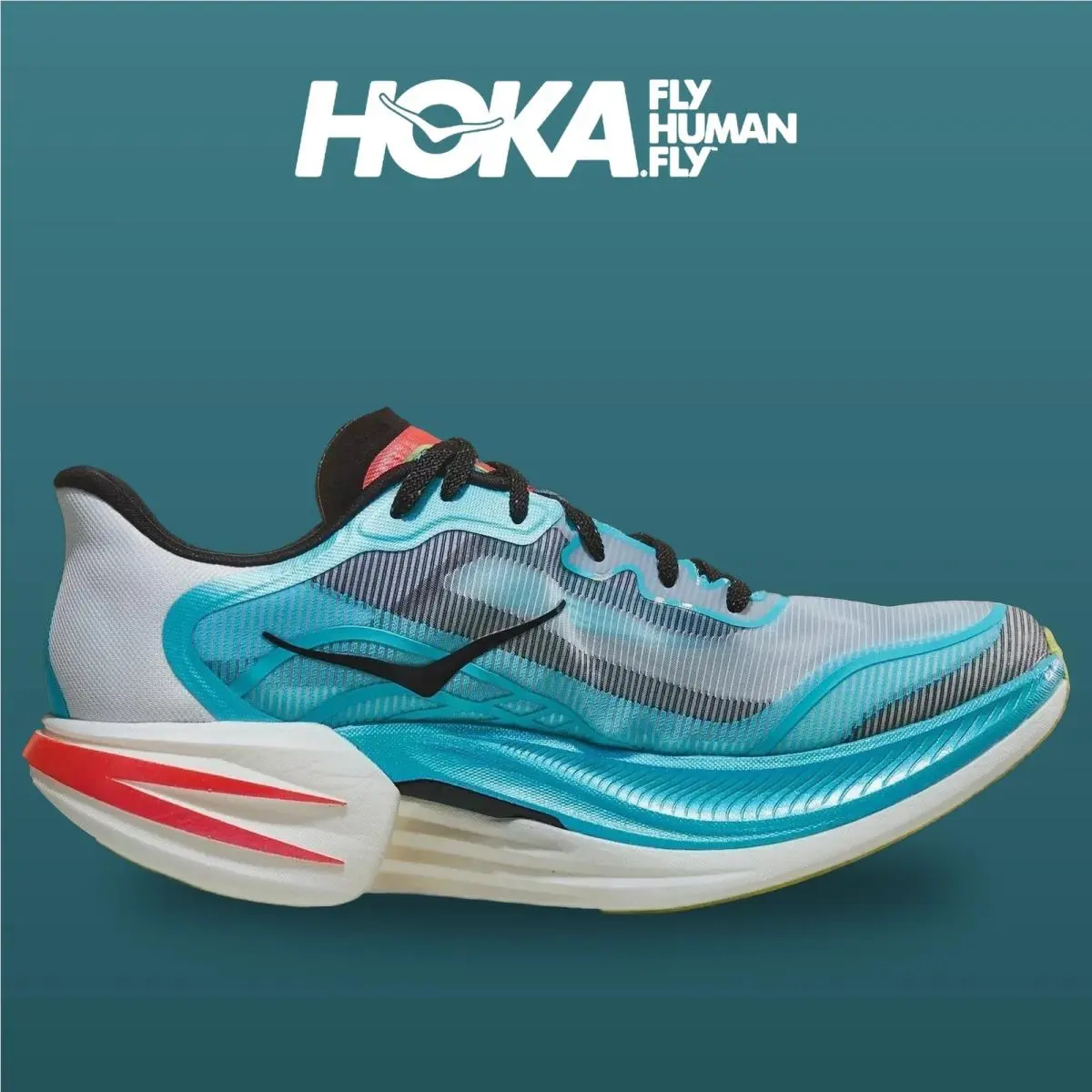 Hoka shoes - Cielo X1 2 0 - Cielo - 1162053-FLCK - Frost/Black 1