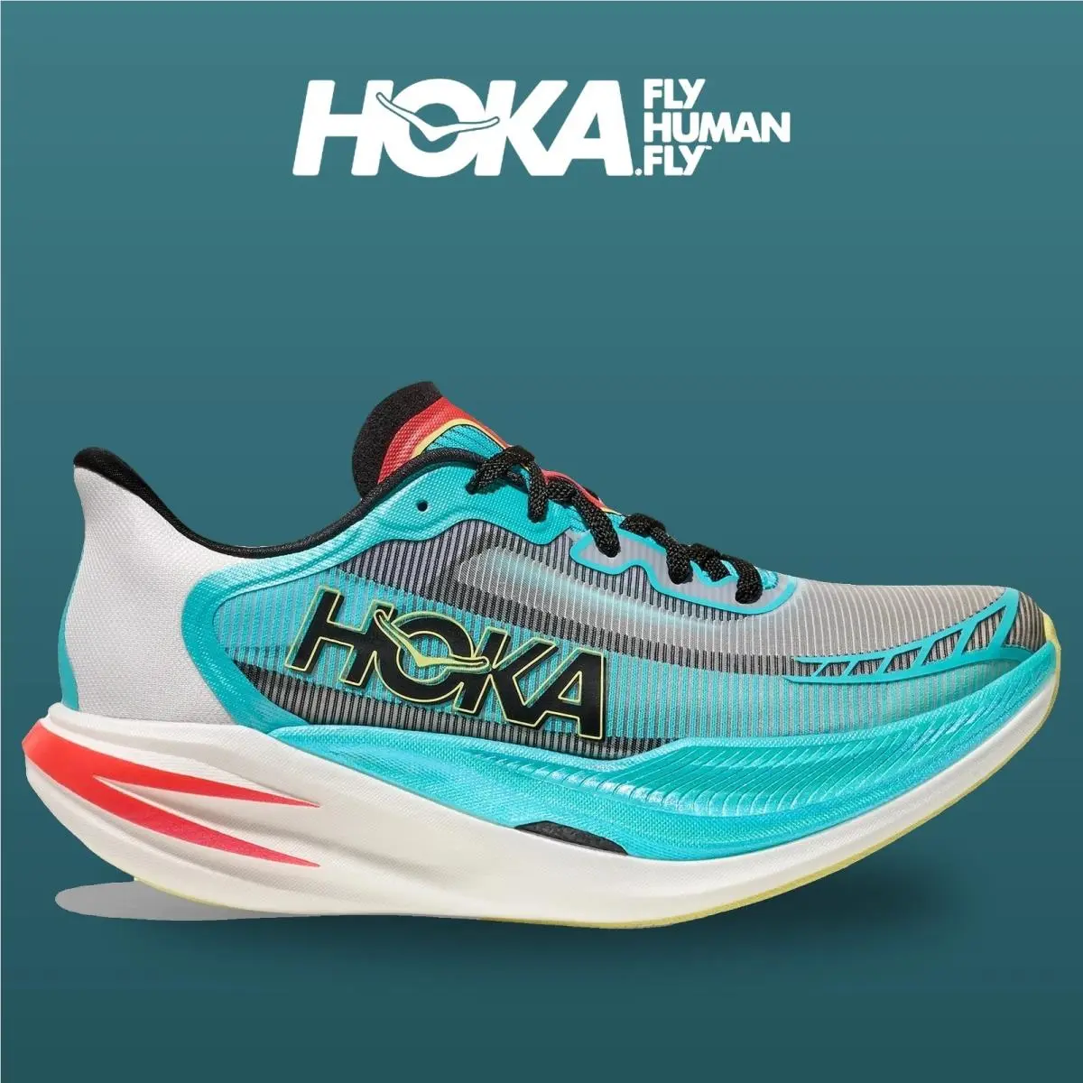 Hoka shoes - Cielo X1 2 0 - Cielo - 1162053-FLCK - Frost/Black 11