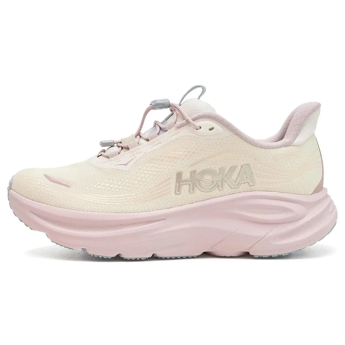Hoka shoes - Alabaster/Pink Opal 9