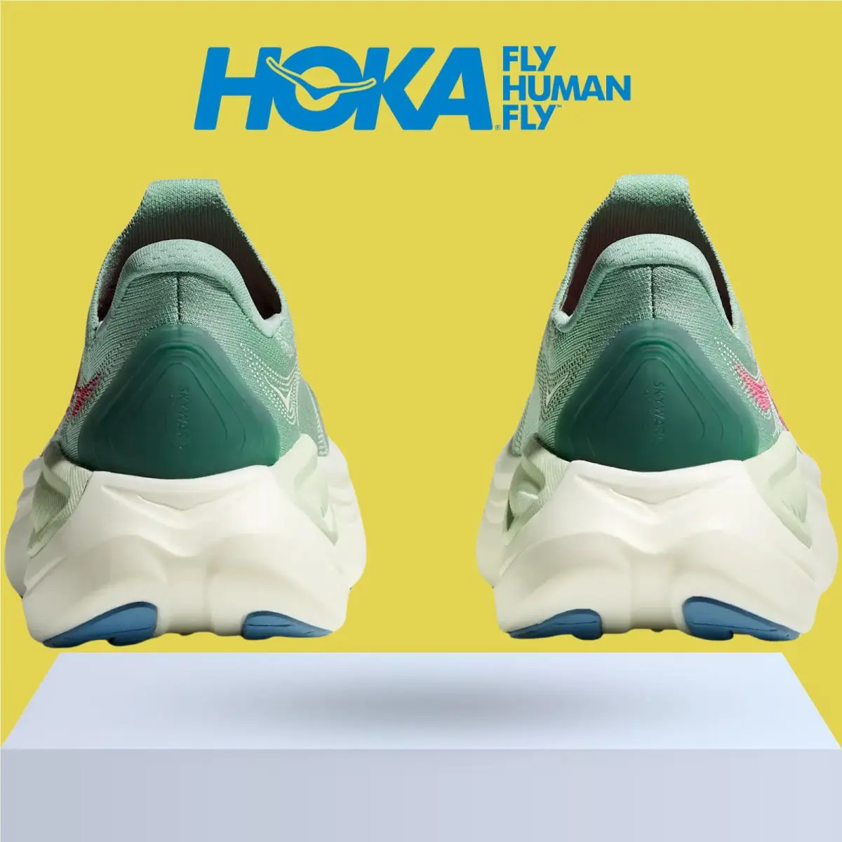 Hoka shoes - Hoka One One Skyward Laceless - Pink Opal/Alabaster 16