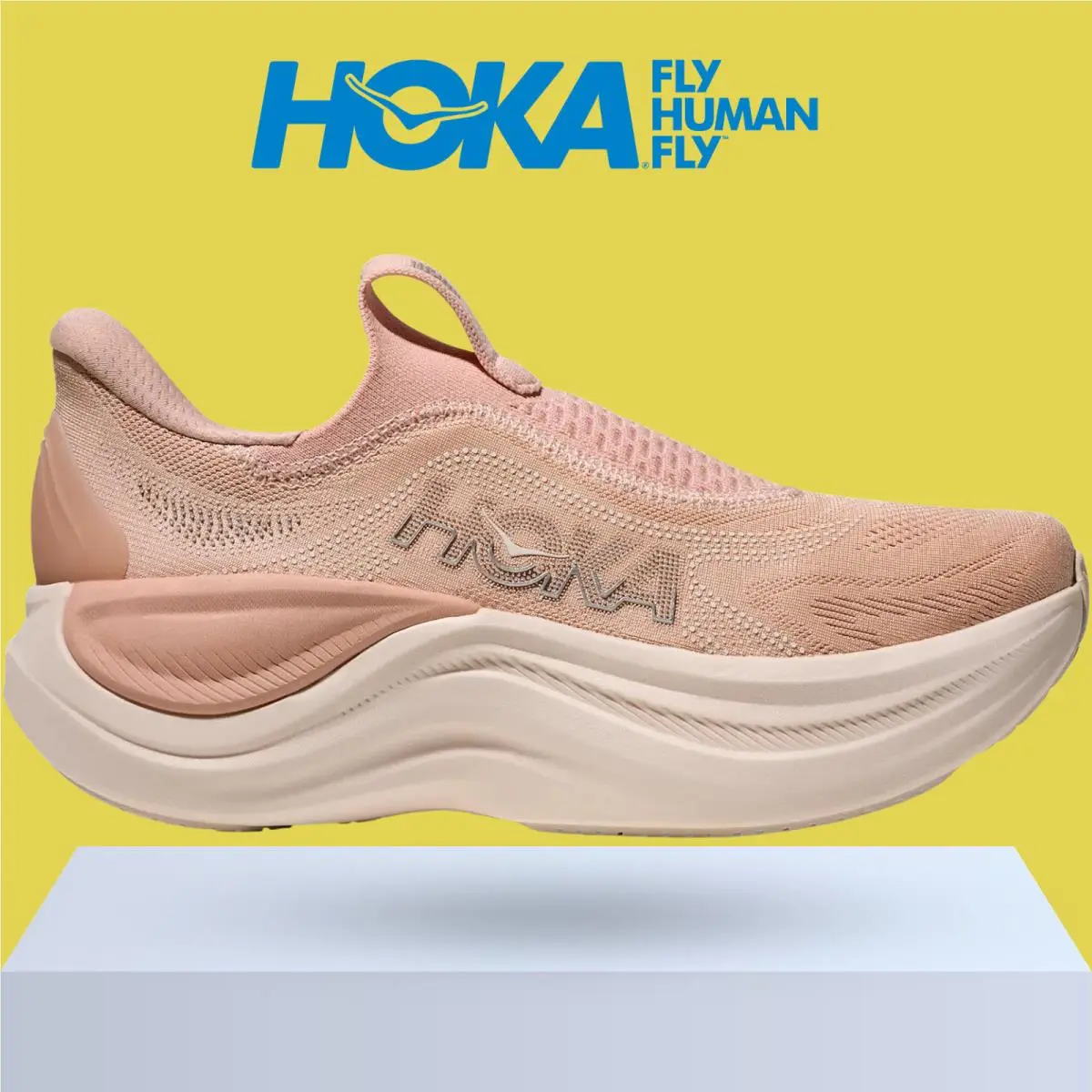 Hoka shoes - Hoka One One Skyward Laceless - Pink Opal/Alabaster 24