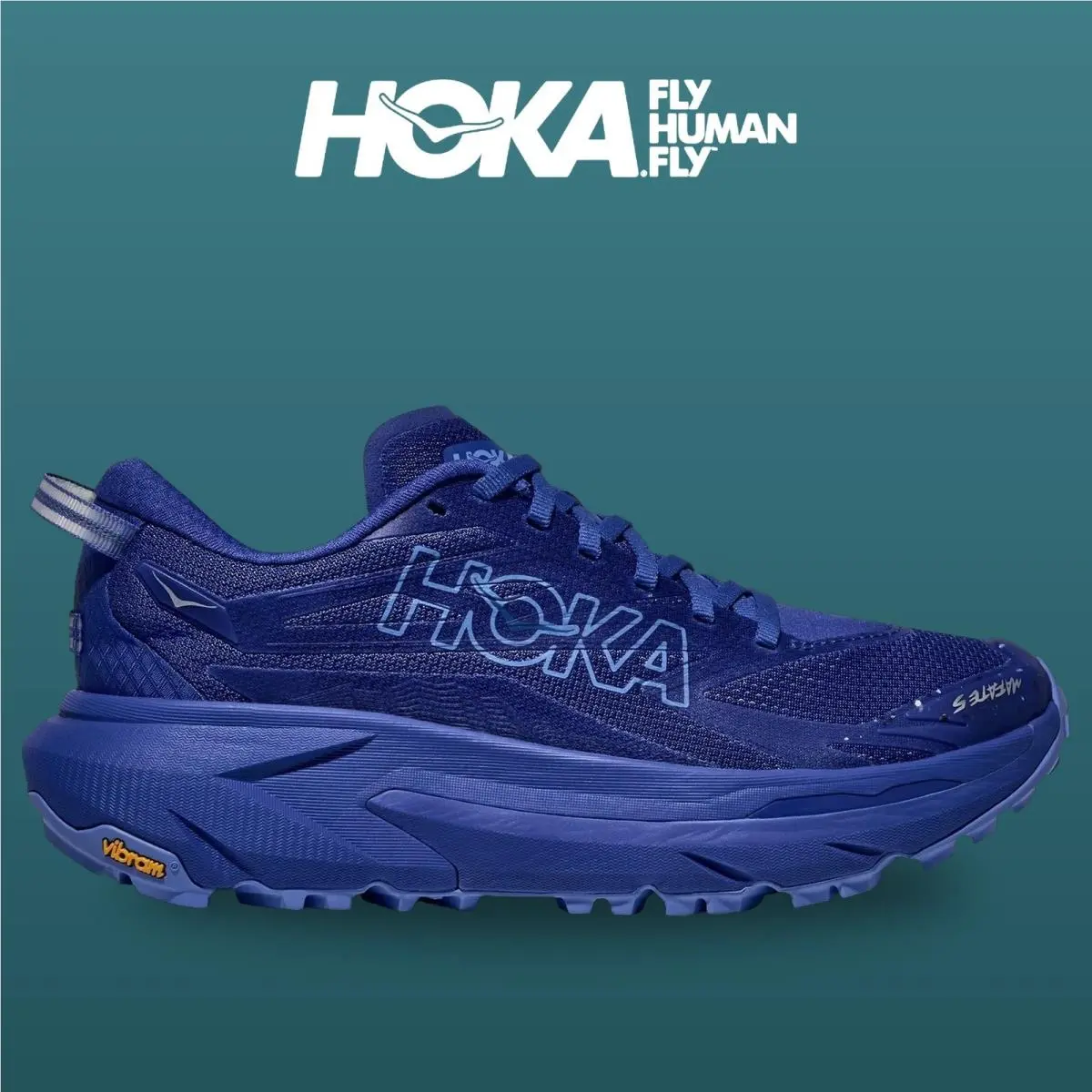 Hoka shoes - Mafate 5 - Mafate - 1168722-CSTLB - Celestial Blue/Blue Blossom 8