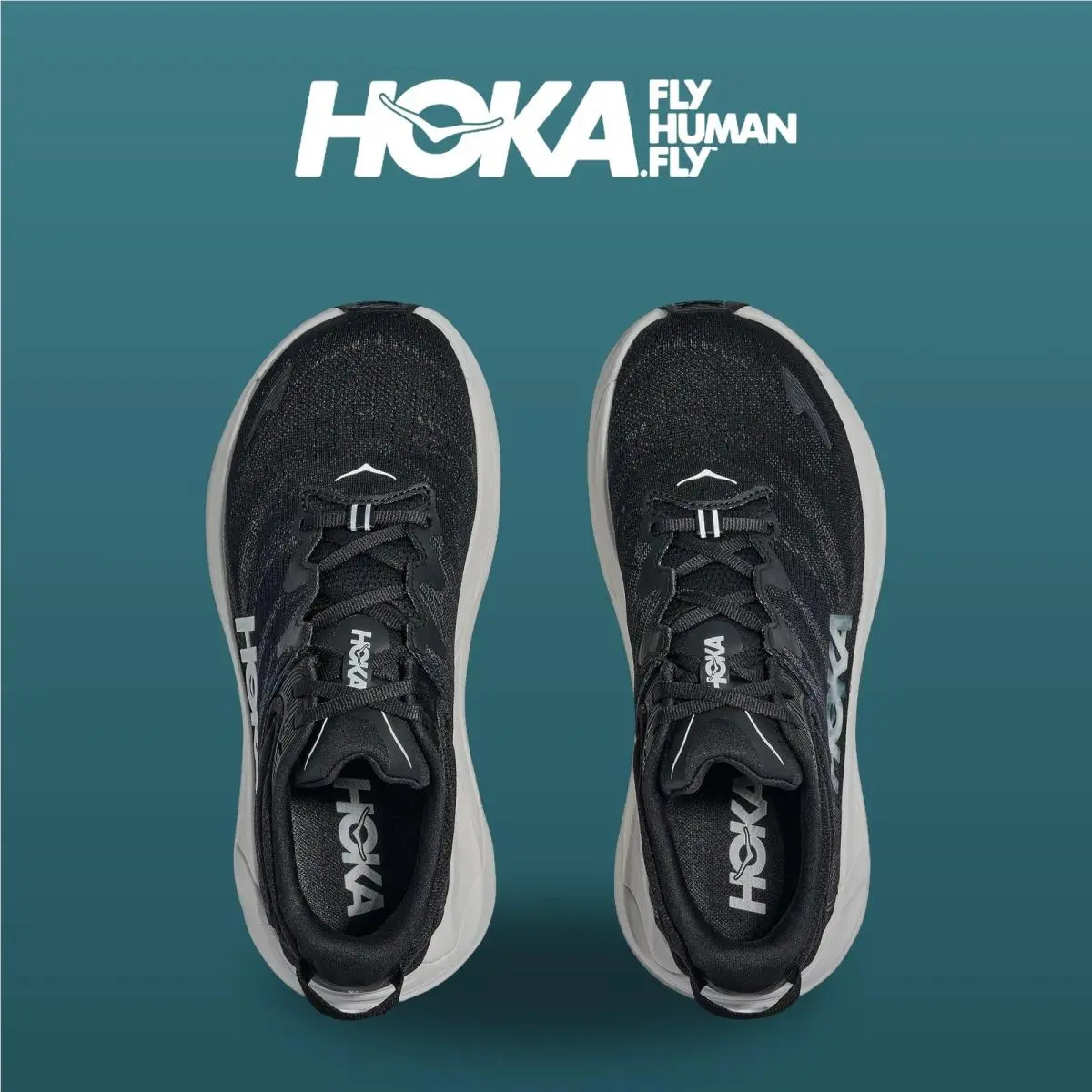 Hoka shoes - Gaviota 6 - Gaviota - 1171933-BWHT - Black/White 0
