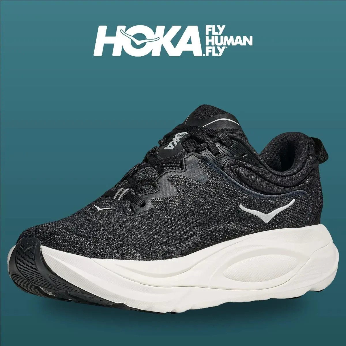 Hoka shoes - Gaviota 6 - Gaviota - 1171933-BWHT - Black/White 3