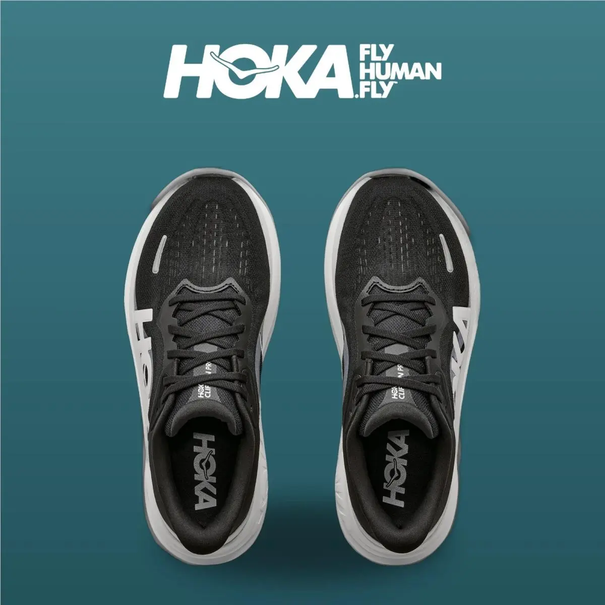 Hoka shoes - Clifton Pro - Clifton Pro - 1176530-BKCS - Black/Grey 9