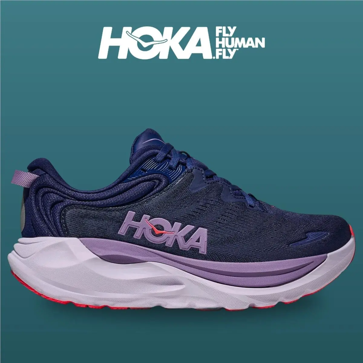Hoka shoes - Gaviota 6 - Gaviota - 1171933-MVR - Midnight Blue/Varsity Navy 8