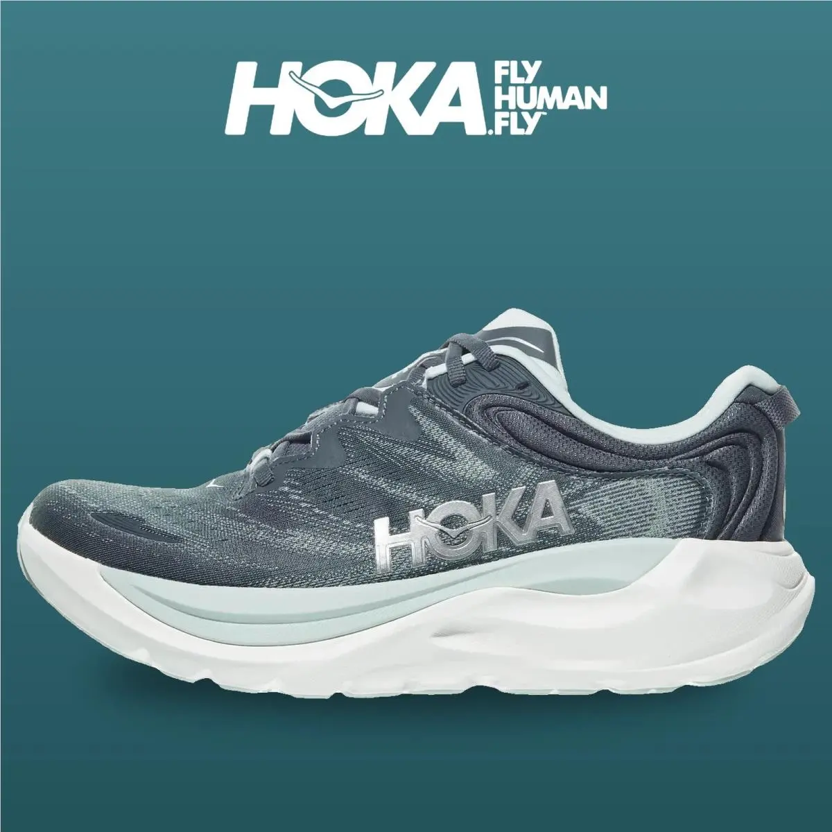 Hoka shoes - Gaviota 6 - Gaviota - 1171933-FYGL - Faded Navy/Glimmering Blue 6