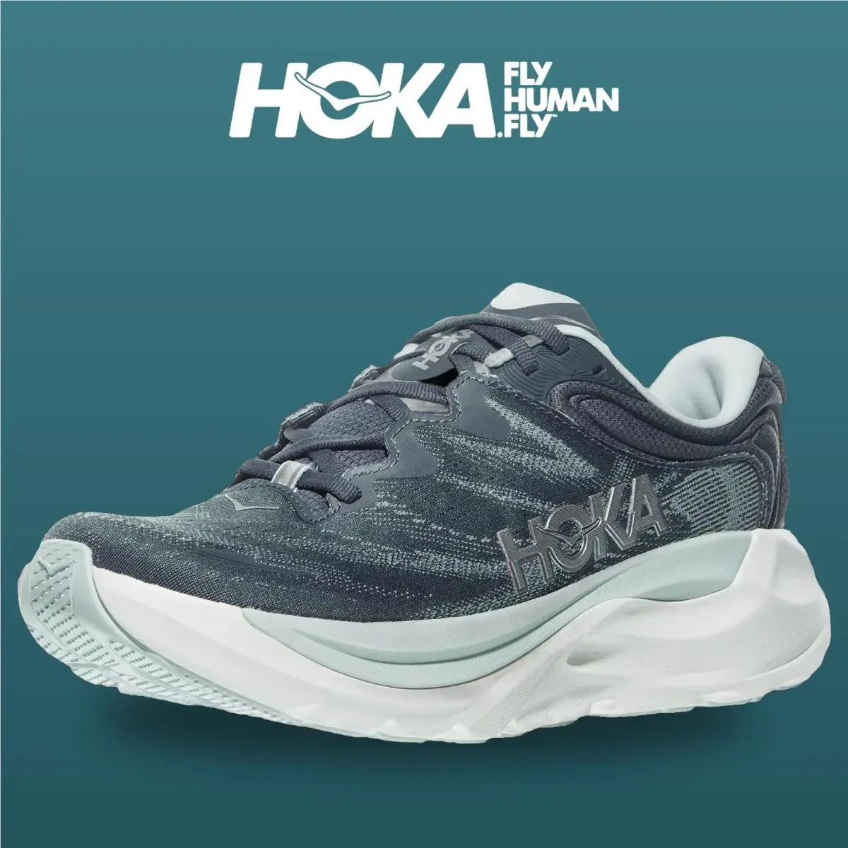 Hoka shoes - Gaviota 6 - Gaviota - 1171933-FYGL - Faded Navy/Glimmering Blue 7