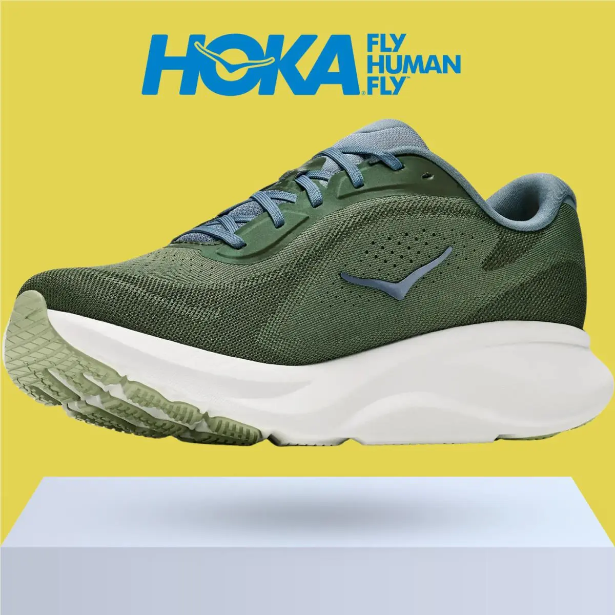 Hoka shoes - Hoka One One Rincon 5 - Baby Kale/Slate Blue 0