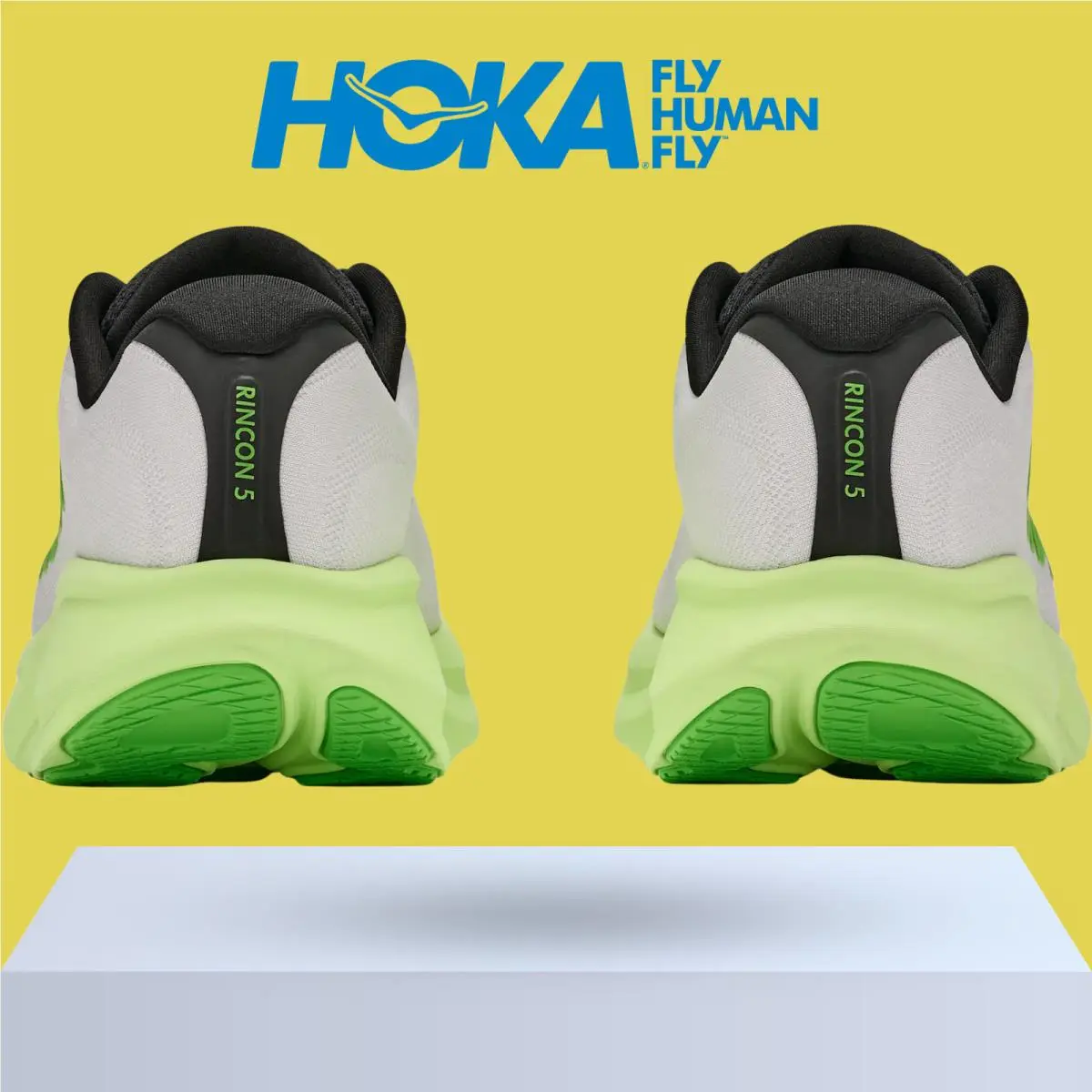 Hoka shoes - Hoka One One Rincon 5 - Baby Kale/Slate Blue 21