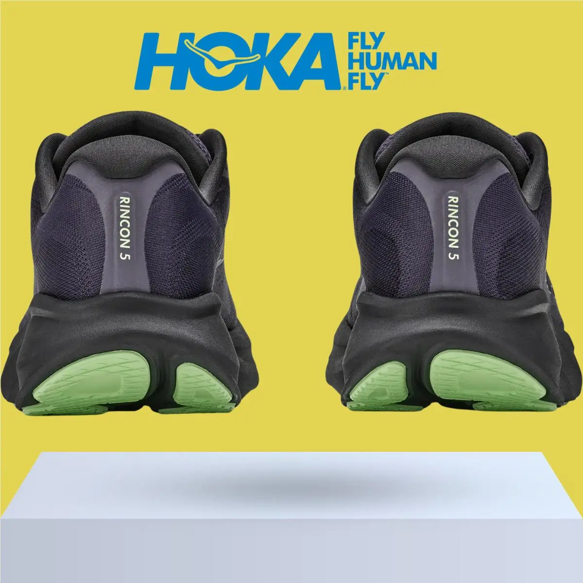 Hoka shoes - Hoka One One Rincon 5 - Baby Kale/Slate Blue 31