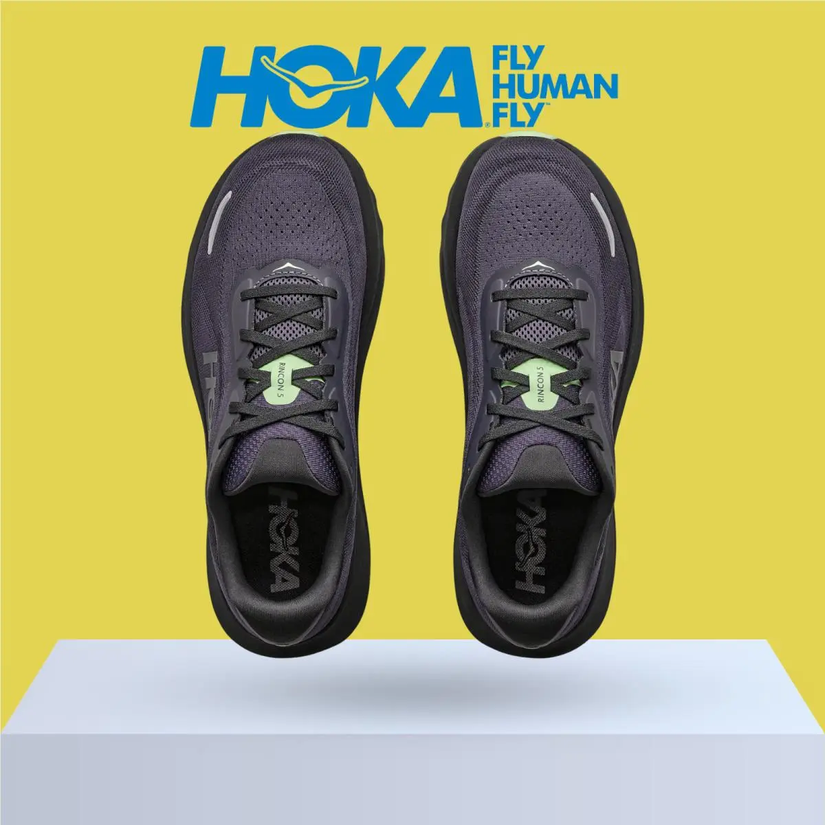 Hoka shoes - Hoka One One Rincon 5 - Baby Kale/Slate Blue 32