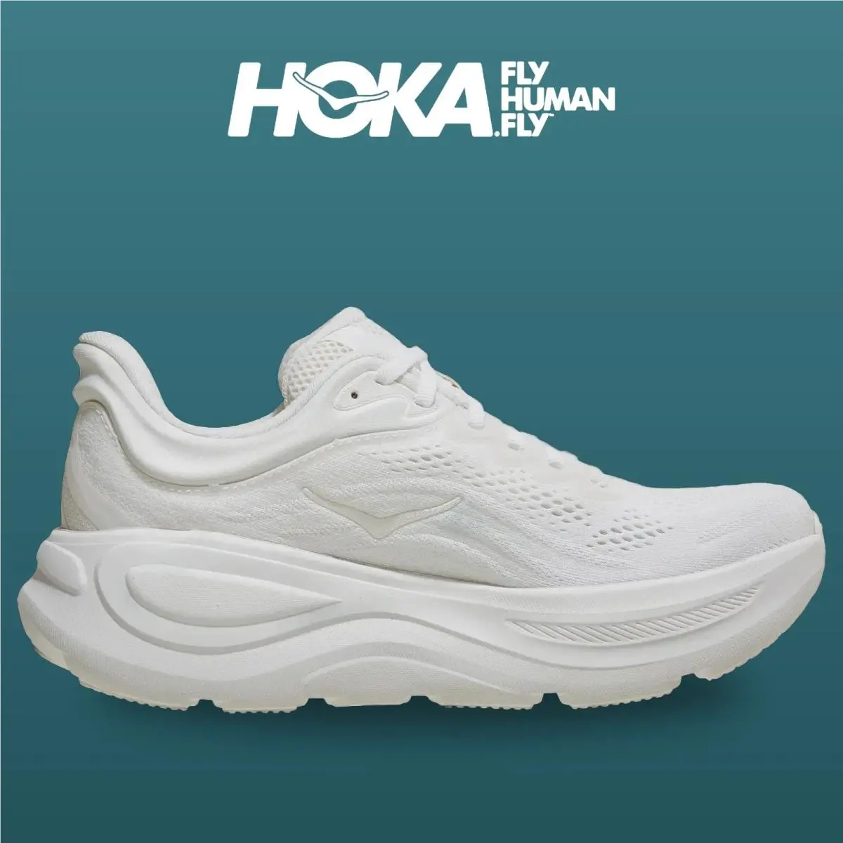 Hoka shoes - Bondi 9 - Bondi - 1162012-WWH - White 8