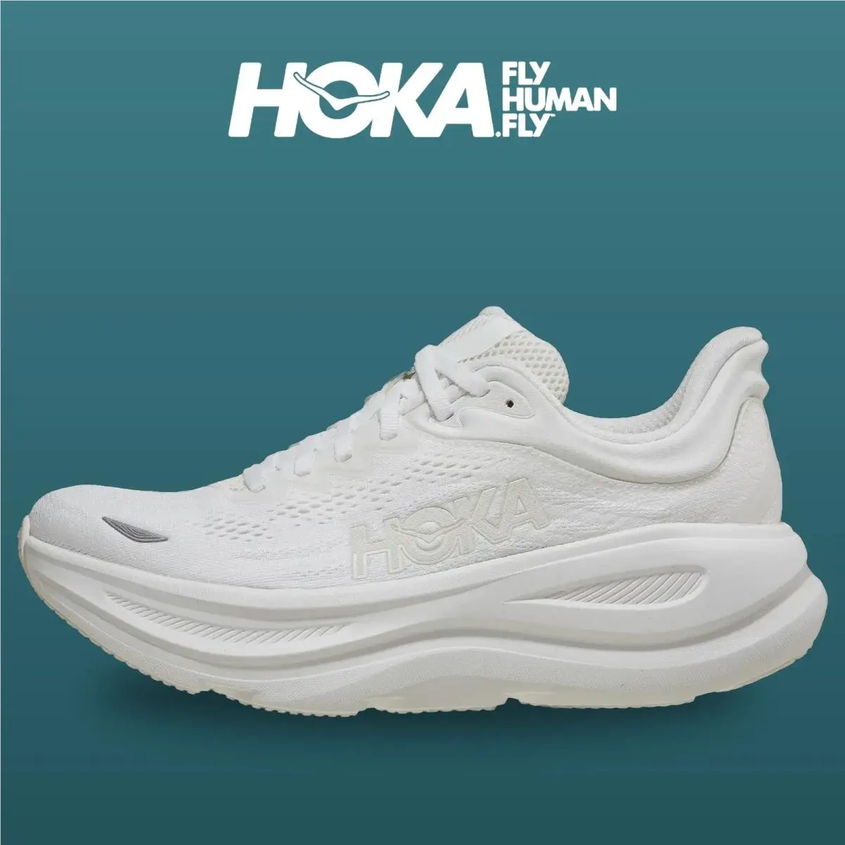 Hoka shoes - Bondi 9 - Bondi - 1162012-WWH - White 6
