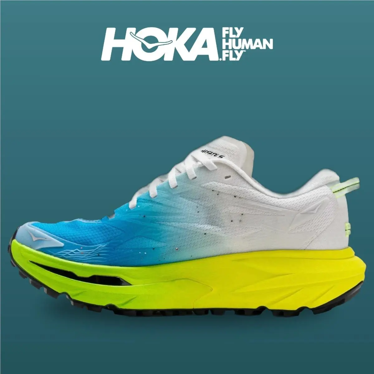 Hoka shoes - Mafate 5 - Mafate - 1168722-FHK - Frost/HOKA Citrus 0