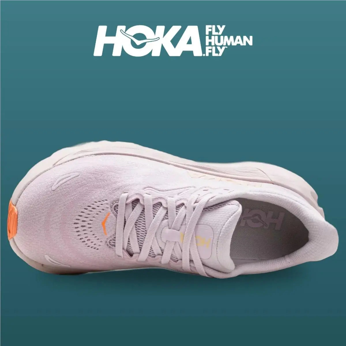 Hoka shoes - Arahi 8 - Arahi - 1168691-LLP - Lilac Cream/Neon Cantaloupe 8