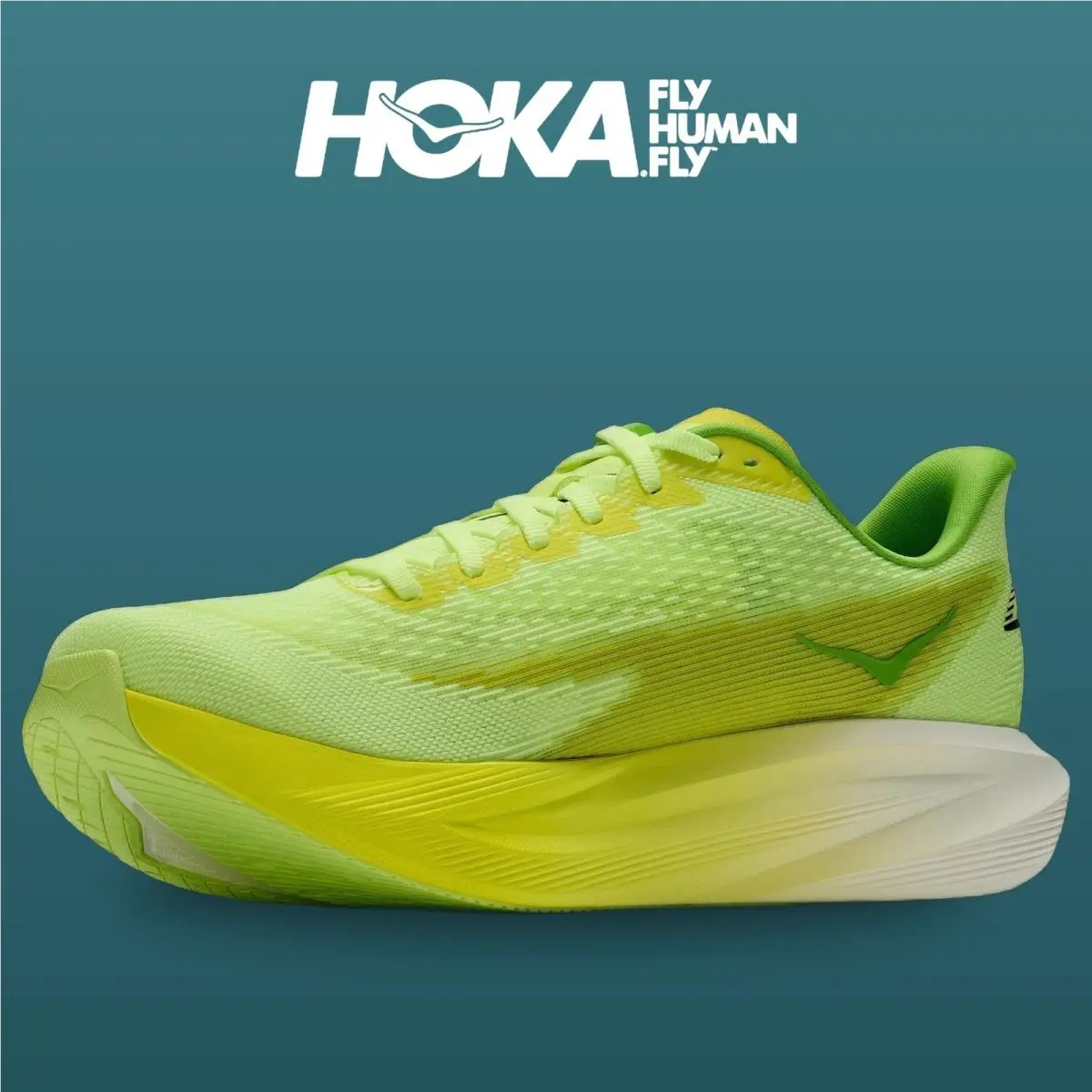 Hoka shoes - Mach 7 - Mach - 1171938-NZH - Neon Yuzu/Hoka Citrus 11