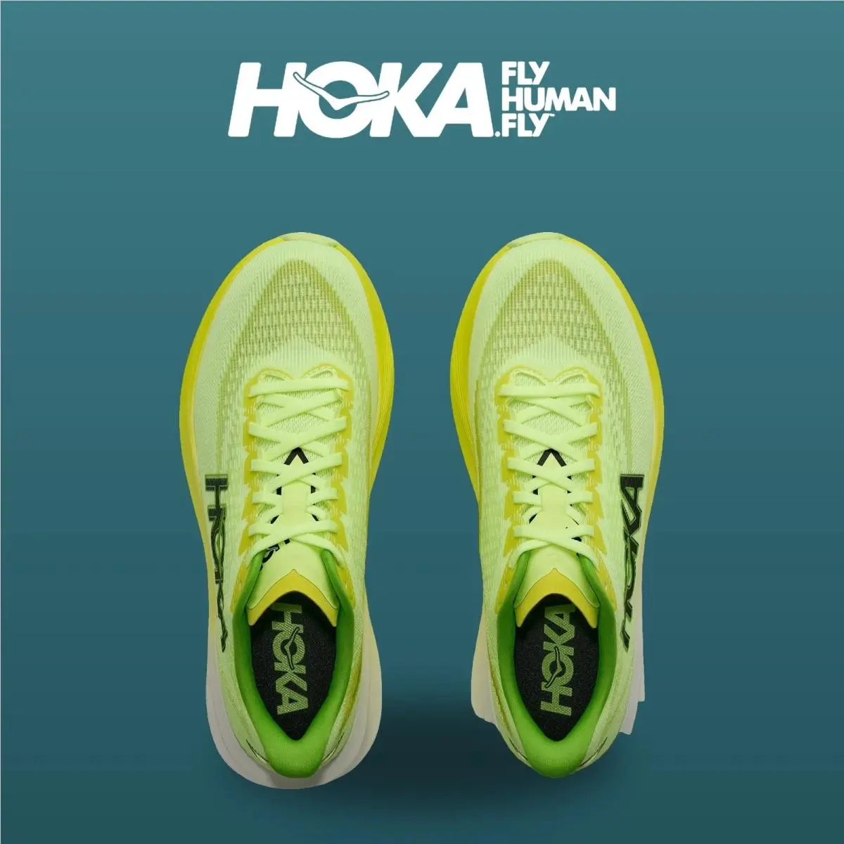 Hoka shoes - Mach 7 - Mach - 1171938-NZH - Neon Yuzu/Hoka Citrus 13