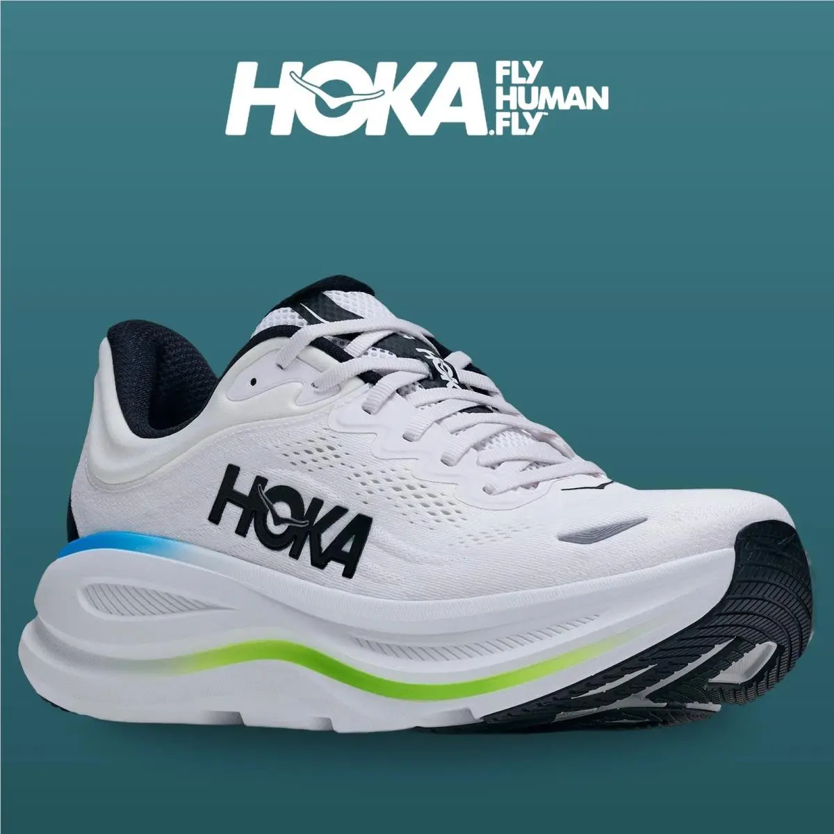 Hoka shoes - HOKA Bondi 9 Wide - Bondi Wide - 1162011-FLCK - Frost/Black 13