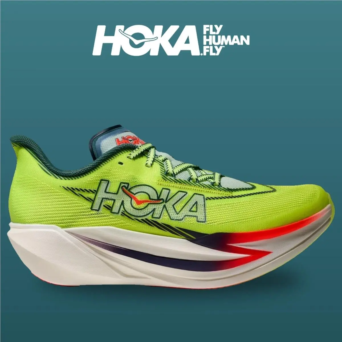 Hoka shoes - Cielo X1 3 0 - Cielo - 1171927-NYZ - Neon Yuzu/Thyme 11