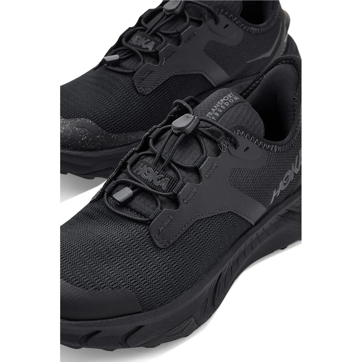 Hoka shoes - Black/Black 4